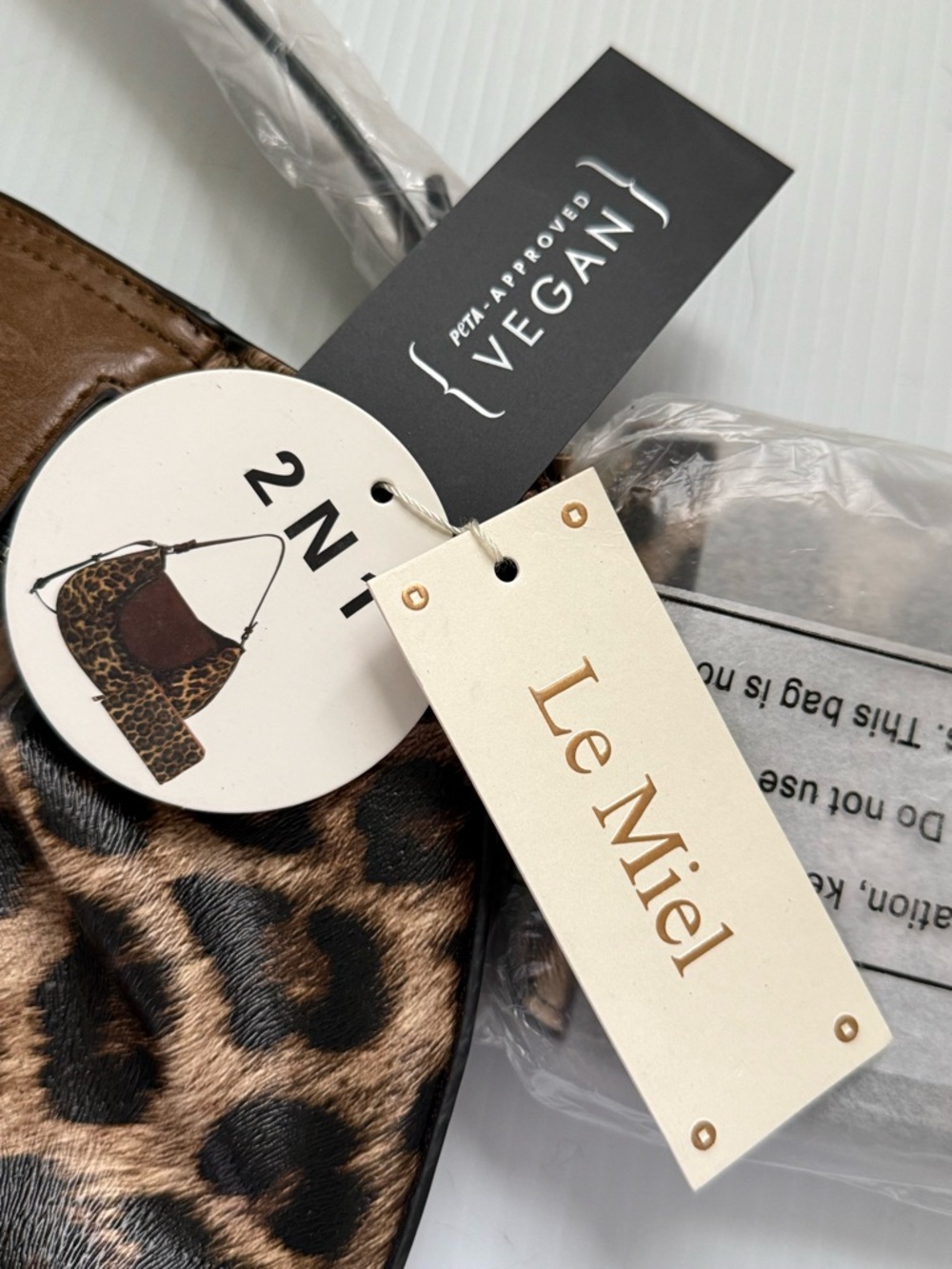 Leopard Tote+Wallet - Picture 6 of 9